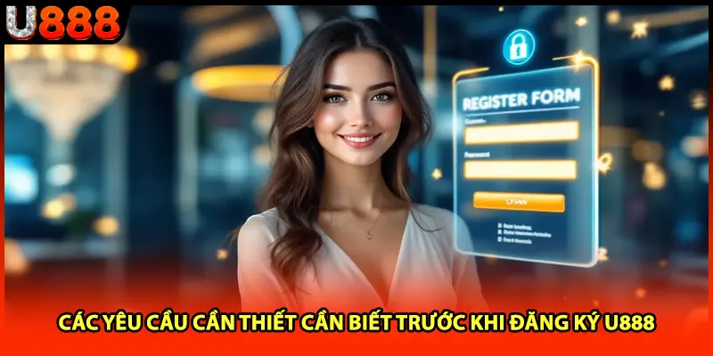 Các yêu cầu cần thiết cần biết trước khi đăng ký U888